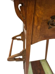 Arts & Crafts Art Nouveau Extra Large Pedestal or Plant Stand, 1900s